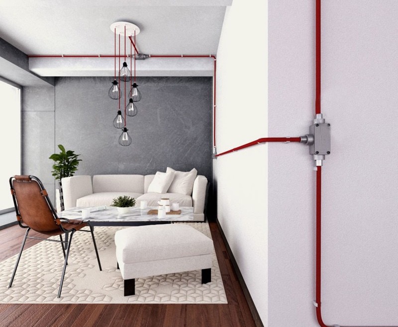 Nuevos tubos flexibles decorativos para crear lámparas o instalaciones vistas