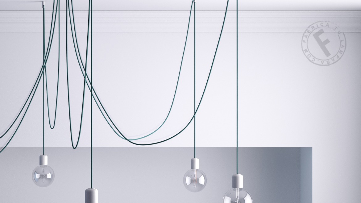 Accesorio para descentrar y trasladar un punto de luz o una lámpara